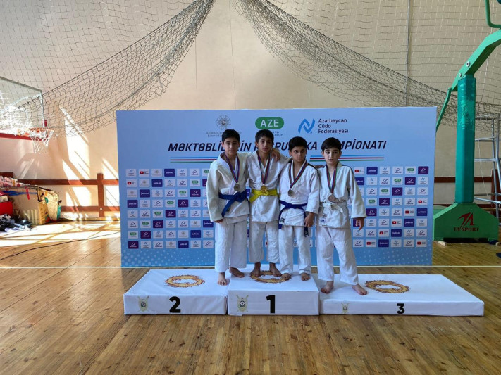 Sumqayıt Olimpiya İdman Kompleksində cüdo idman növü üzrə çempionat keçirilib