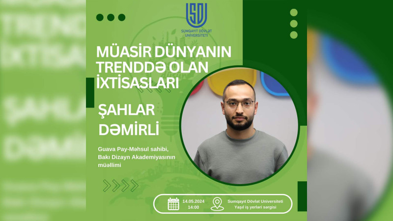 SDU-da “Yaşıl iş yerləri” sərgisi olacaq