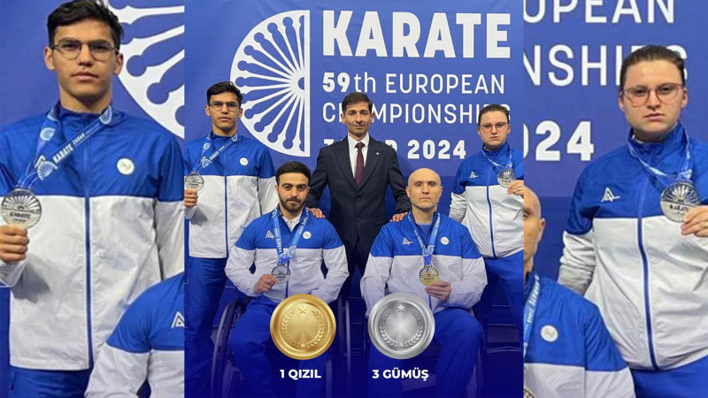 Parakarateçilərimiz Avropa çempionatından medallarla dönüblər