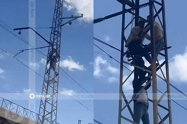 Sumqayıt-Ceyranbatan yolunda bir nəfər özünü körpüdən atmaq istəyib