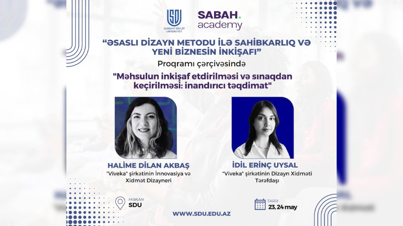 “Viveka” şirkətinin üzvləri SDU-da dərs deyəcəklər