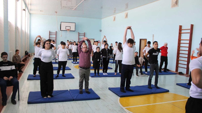 İnternat tipli gimnaziyada maarifləndirici tədbir keçirilib
