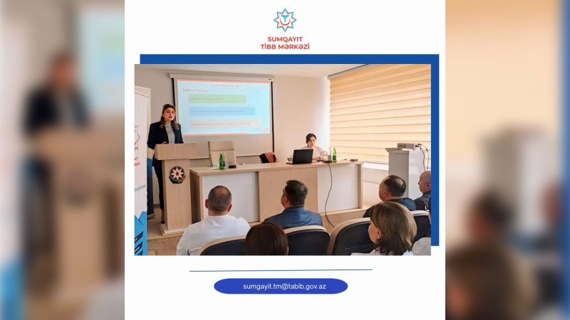 Səhiyyə işçiləri maarifləndirici təlimdə iştirak ediblər