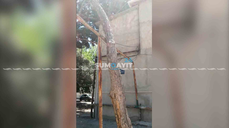Sumqayıtda qaz borusu hər an qırıla bilər