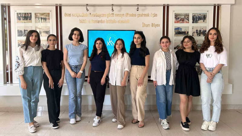 Gələcək Mühəndislər layihəsinin iştirakçıları yeni biliklərə yiyələniblər