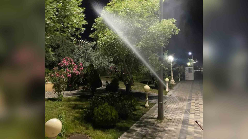 Sumqayıt bulvarı dezinfeksiya edilib