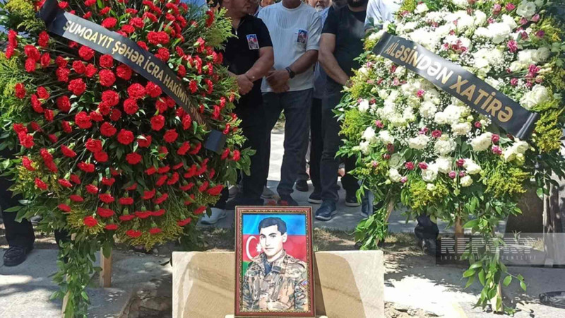 Birinci Qarabağ müharibəsinin şəhidi Elman Cavadov Sumqayıtda dəfn olunub