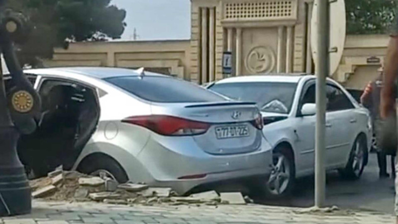 Sumqayıtda iki “Hyundai” toqquşub