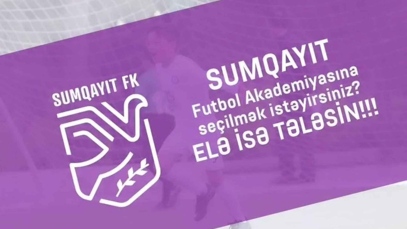 “Sumqayıt” balaca futbolçuların seçiminə başlayır