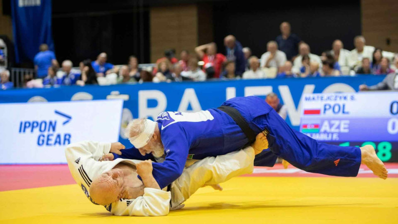 64 yaşlı cüdoçumuz 10 qat Avropa çempionu olub