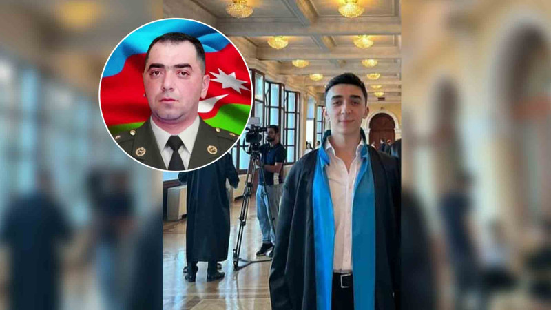 Qəhrəman şəhidimizin oğlu məzun olub