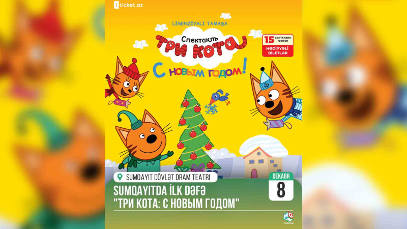Dünyaca məşhur uşaq tamaşası Sumqayıta gəlir