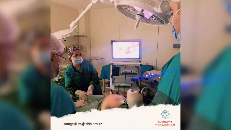 Sumqayıt xəstəxanasında yeni əməliyyatın icrasına başlanılıb