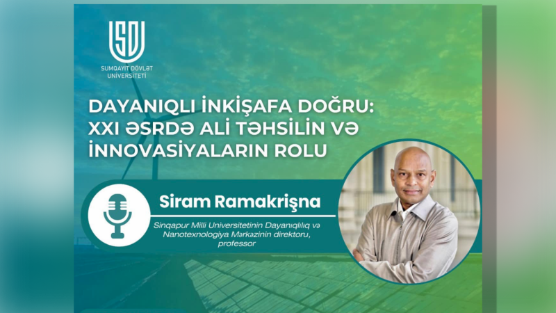 Sinqapur universitetinin professoru tələbələrə mühazirə oxuyacaq