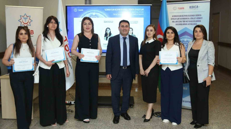 Sumqayıt Tibb Mərkəzinin mütəxəssisi təlimdə maksimal bal toplayıb