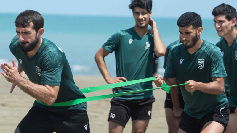 “Sumqayıt” klubu səfər öncəsi son məşqini keçirib