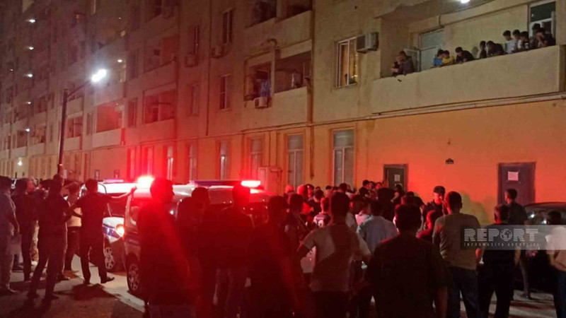 Sarayda qardaşını öldürən kişi binadan atılıb