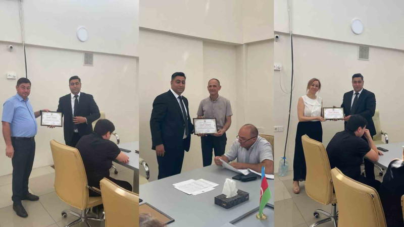 Sukanal İdarəsinin seçilən işçiləri təltif olunublar