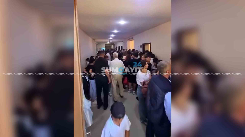 Sumqayıt Tibb Mərkəzi uşaq poliklinikasında yaranmış növbəyə aydınlıq gətirib