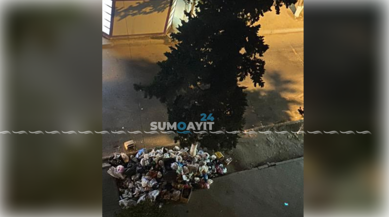 Zibilin küçəyə atılması sakinləri narahat edir