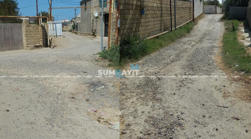 “Yaşıldərə”də asfalt örtüyü sıradan çıxıb