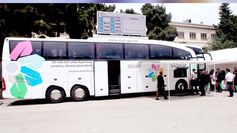 Sumqayıt “ASAN xidmət” avtobusu Xırdalanda fəaliyyət göstərəcək