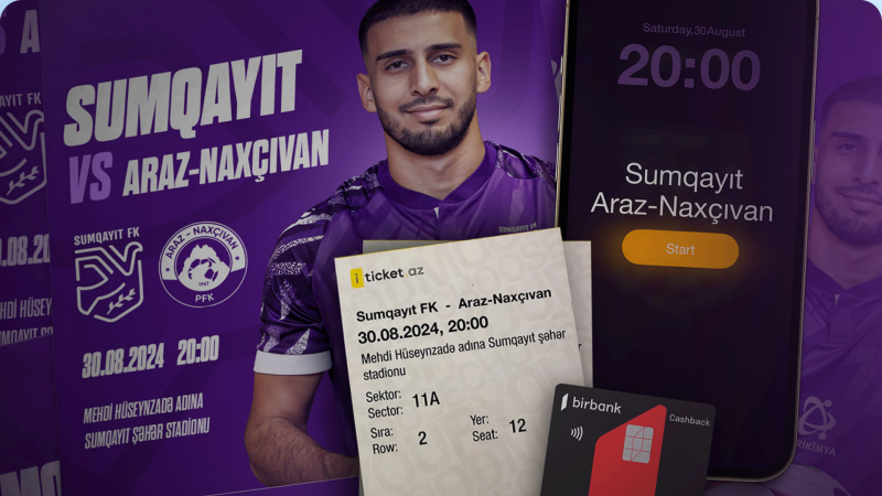 Azarkeşlərin nəzərinə: Sumqayıtın matçına biletlər satılır