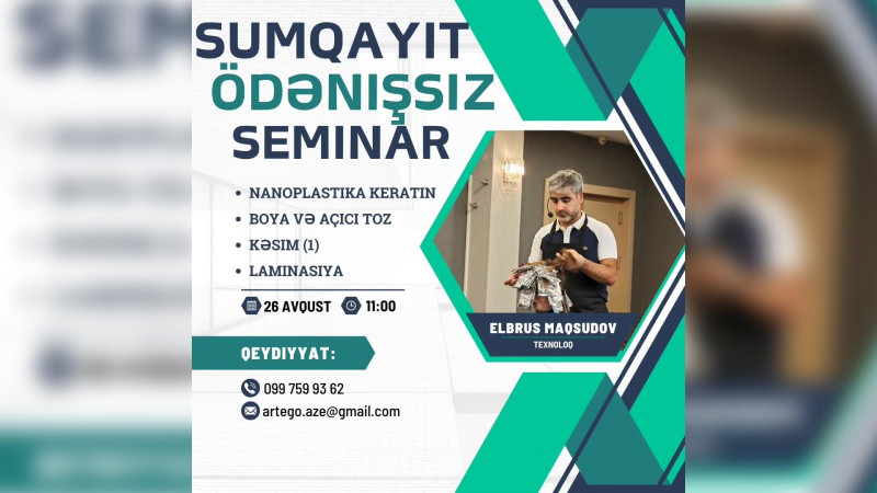 Sumqayıtda koloristlər üçün seminar təşkil olunacaq