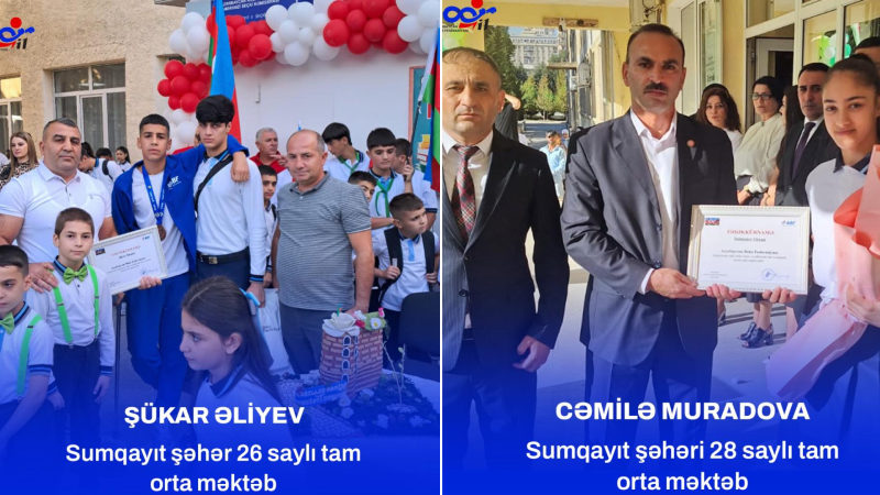 Sumqayıtlı boksçulara hədiyyələr verilib
