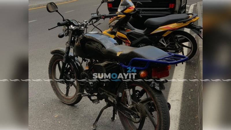 Sumqayıt bulvarından motosiklet qaçırılıb - ÖZƏL GÖRÜNTÜLƏR