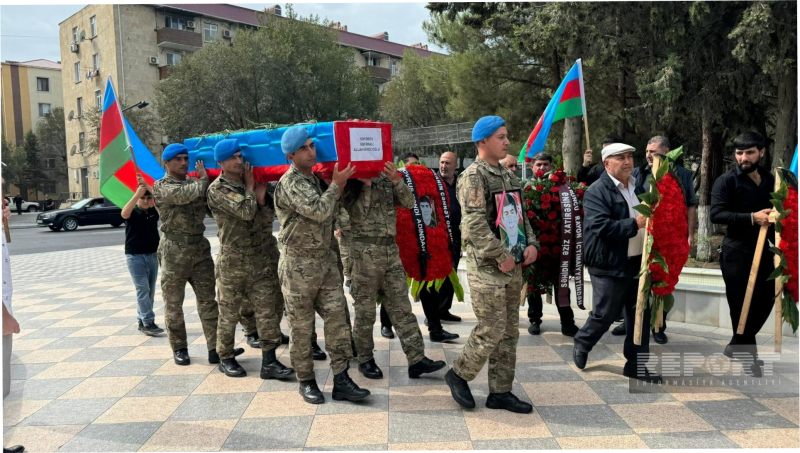 İtkin şəhidin nəşi Sumqayıtda ailəsinə təhvil verildi