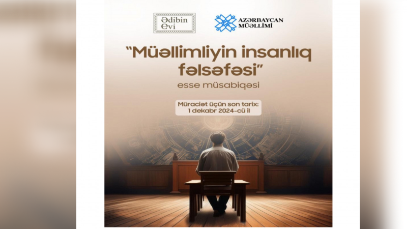 Müəllimlər üçün esse müsabiqəsinə start verilib