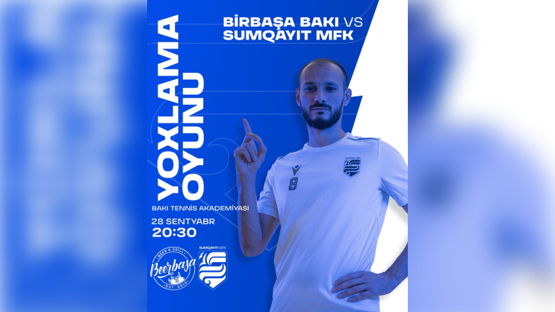 “Sumqayıt” MFK yoxlama oyunu keçirəcək