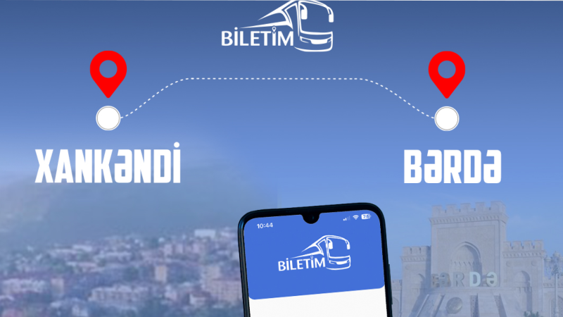 Bu gündən Bərdə-Xankəndi müntəzəm avtobus reysi açılır