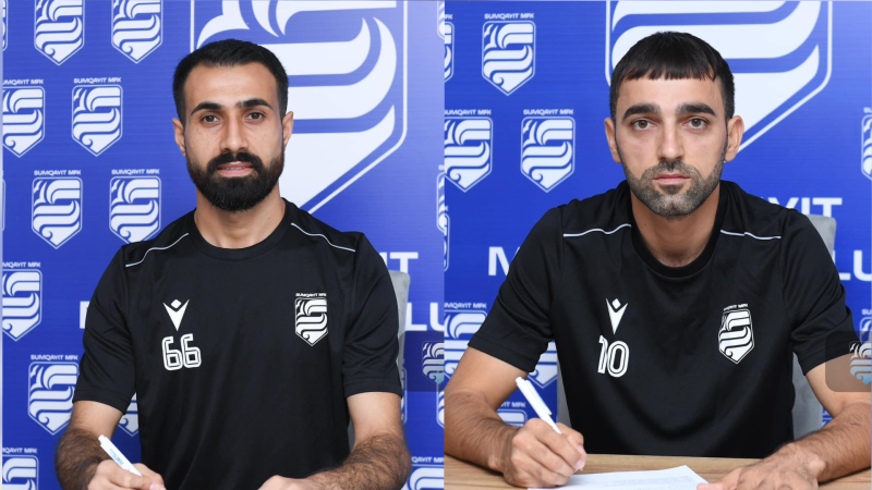 “Sumqayıt” heyətini iki futbolçu ilə gücləndirib