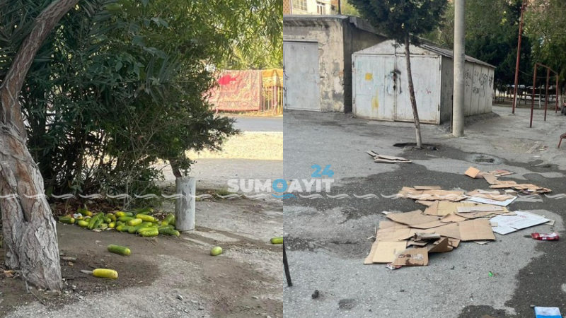 Sumqayıtda küçə ticarətçiləri sakinləri təngə gətirdilər - ŞİKAYƏT