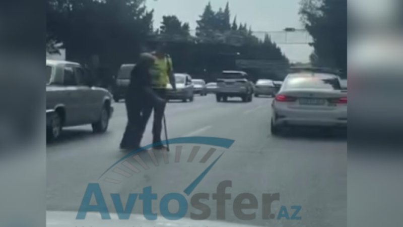 Yol polisindən təqdirəlayiq addım