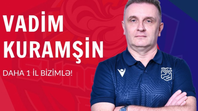 “Sumqayıt”ın məşqçisi ilə müqavilə yeniləndi