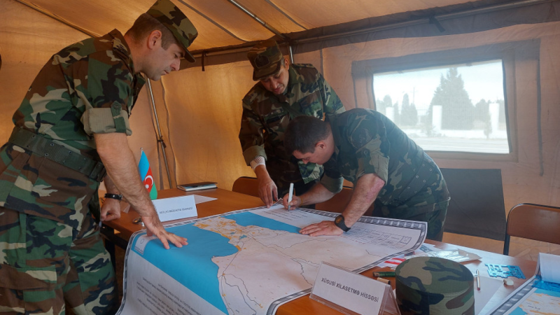 FHN qərargah məşqi keçirib