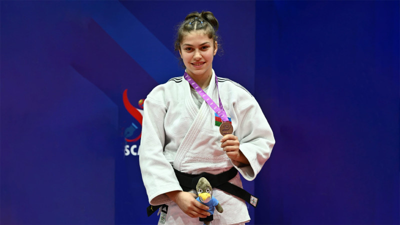 Sumqayıt cüdoçusu vətənə medalla dönüb