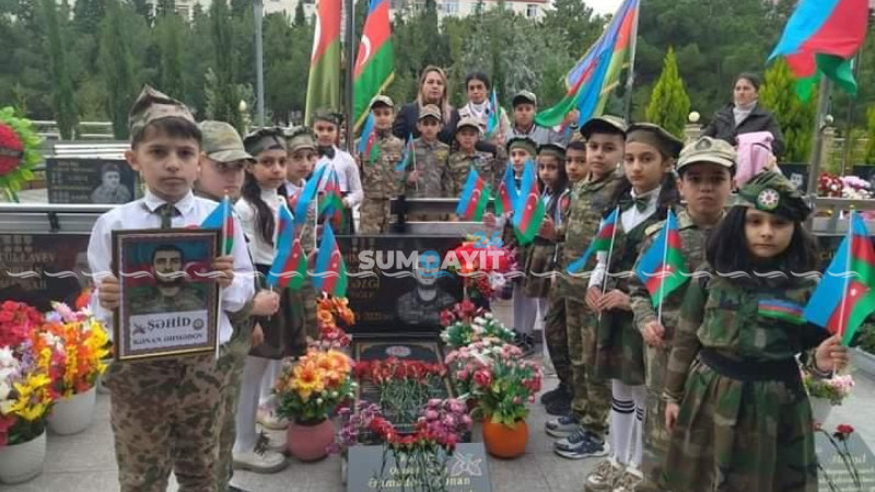Qubadlı şəhidi məktəblilər tərəfindən yad edildi
