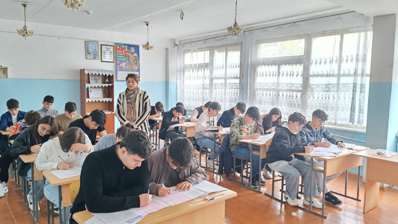 Sumqayıtın məktəbində sınaq imtahanı təşkil olunub