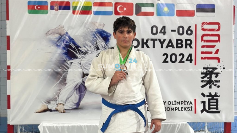 Sumqayıtlı cüdoçu yüksək nəticə göstərib