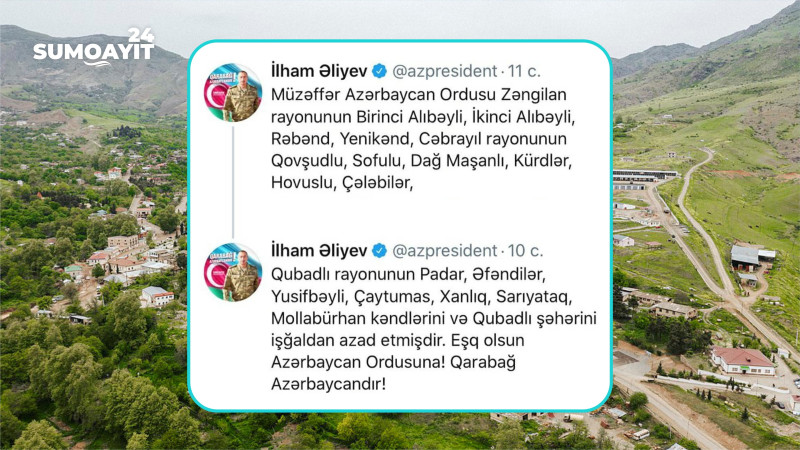 Vətən müharibəsinin xronikası: 29-cu gün