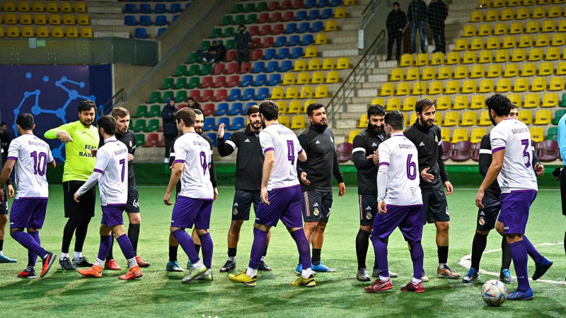 Sumqayıt minifutbolçuları “Şamaxı”nı darmadağın ediblər