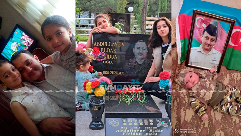 “Bilirəm ki, atam məni indi də eşidir”- Üç qız övladı yadigar qalan ŞƏHİD ailəsi ilə ÖZƏL MÜSAHİBƏ