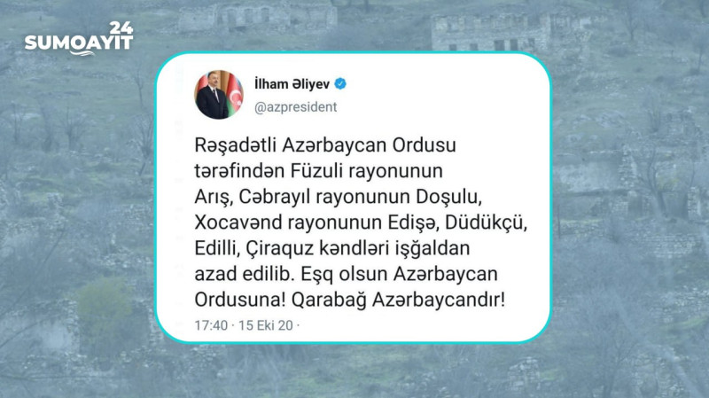 Vətən müharibəsinin 19-cu günü - XRONİKA