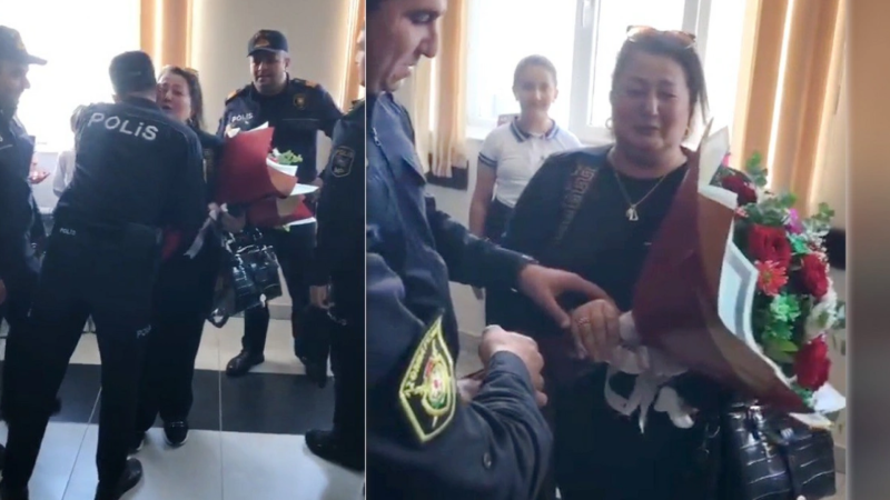 Sumqayıt məktəbində duyğulu anlar yaşanıb