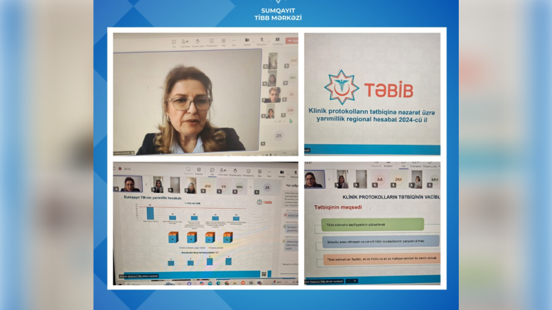Sumqayıtda tibbi vebinar keçirilib