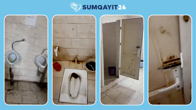 Natəmizlik, iyrənc qoxu - Sumqayıt avtovağzalındakı vəziyyət